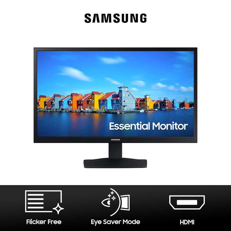 Promo Samsung LS22A336NHEXXD FHD Flat Monitor 22Inch with Wide Viewing