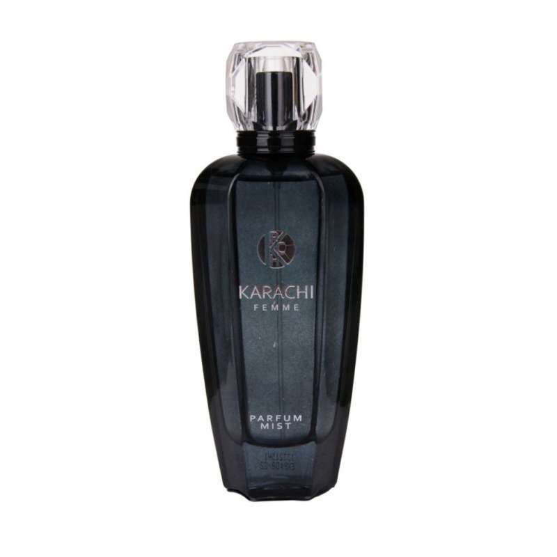 Jual Karachi Parfum Mist Femme 100ml Black di Seller Mandrava Wangi