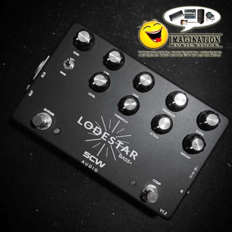 Jual SCW AUDIO Lodestar Bass+ Preamp Compressor DI Overdrive Distortion