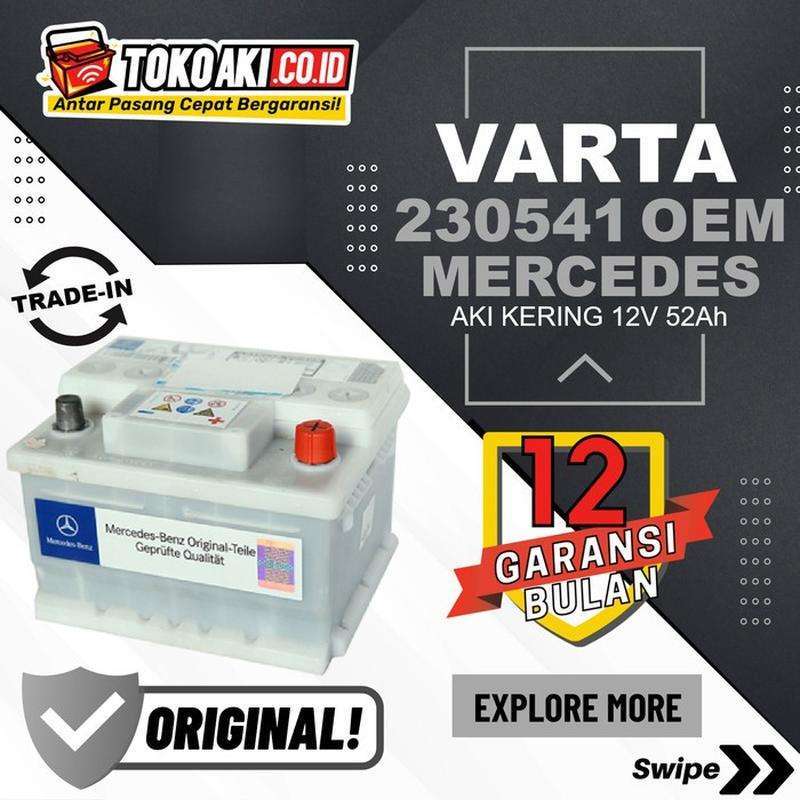 Jual VARTA Mercedes 230541 - 35Ah [Tanpa Tukar Aki] di Seller TokoAki