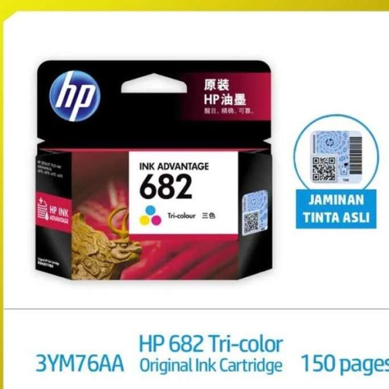 Jual Hp 682 TriColor Original Ink Advantage Cartridge di Seller