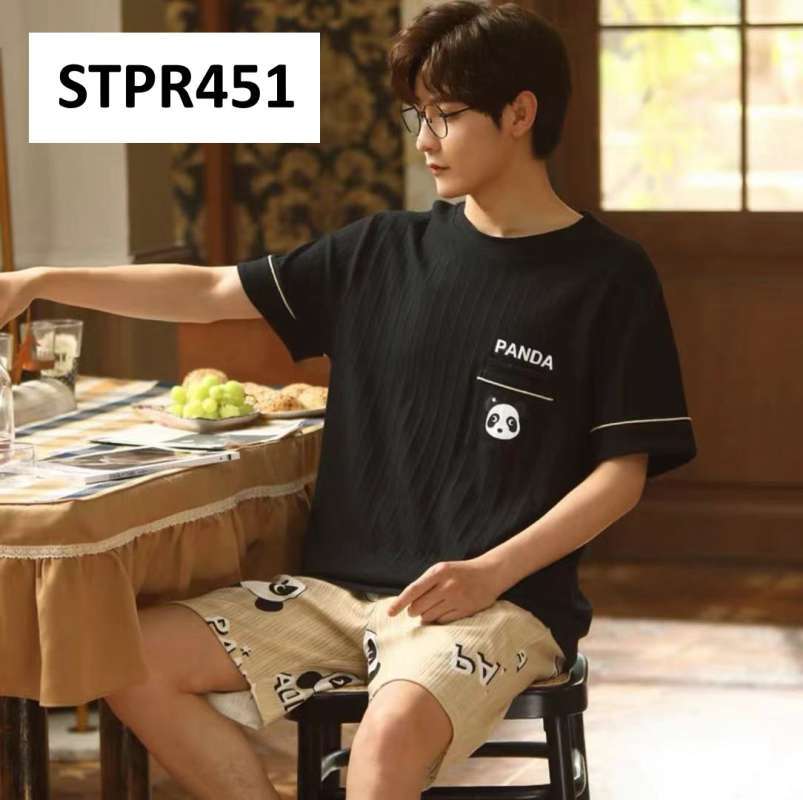 Jual Baju Santai Pria - Baju Tidur Pria Remaja Dewasa Motif Kartun Di