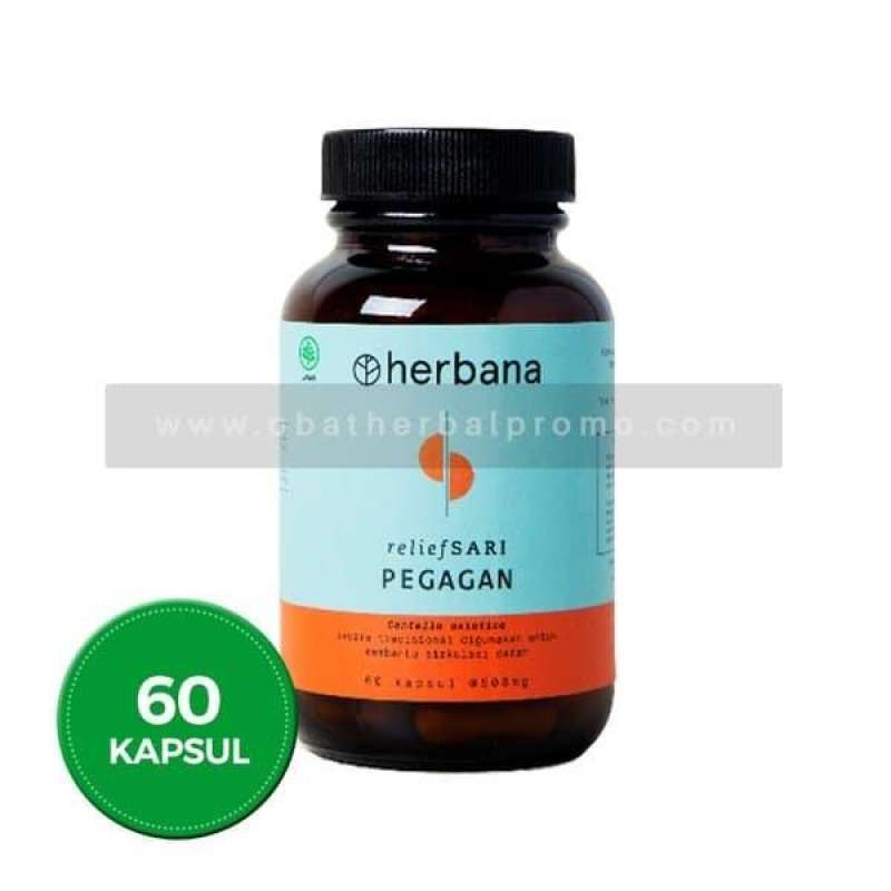 Jual Herbana Relief Sari Pegagan 60 Kapsul Melancarkan Peredaran Darah