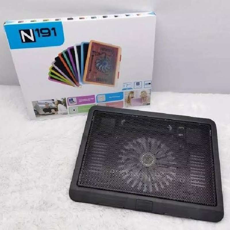 Jual Kipas laptop jaring besi Notebook cooler big fan cooling pad ...