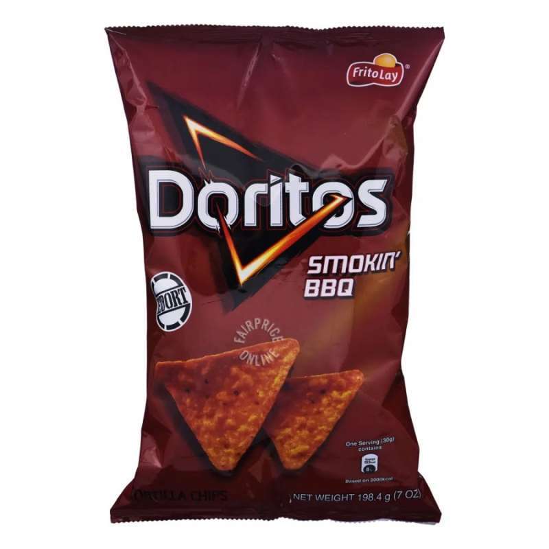 Jual Doritos Tortilla Chips Smoking BBQ 198.4g di Seller Gunung Mas