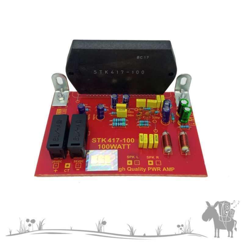 Jual Kit Stk 417 - 100 100W - Heatsink Sanyo Amplifier Stk Tanpa
