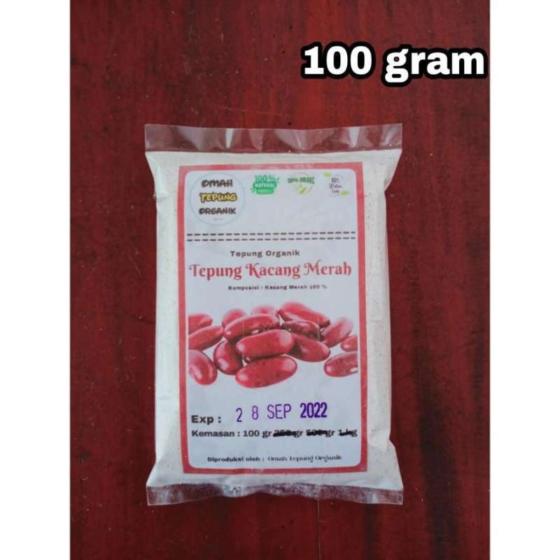 Jual Tepung Kacang Merah Organik/Red Bean Flour/Tepung Mpasi 100 Gram ...