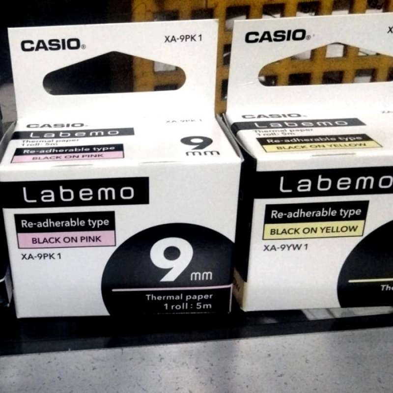 Jual Pita Label Ez Label Tape Casio 9Mm di Seller SENTRA ELEKTRONIC