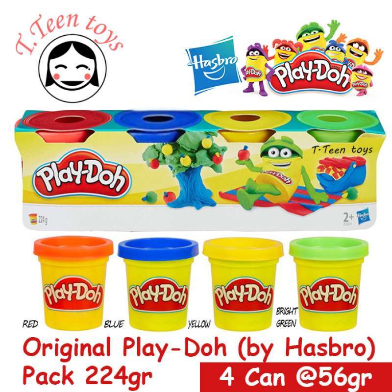 Promo Playdoh original 4 pack Play Doh Playdough Play Dough Diskon 24