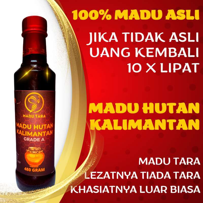 Promo MADU HUTAN KALIMANTAN MADU ASLI MADU MENTAH MURNI RAW HONEY MADU