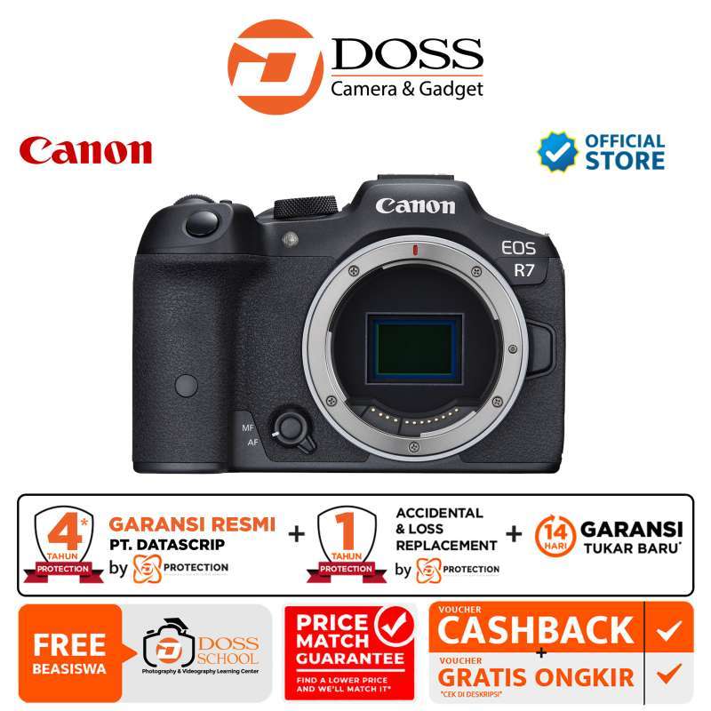 Jual Canon EOS R7 Mirrorless Camera Body Only / EOS R 7 PWP 85MM di