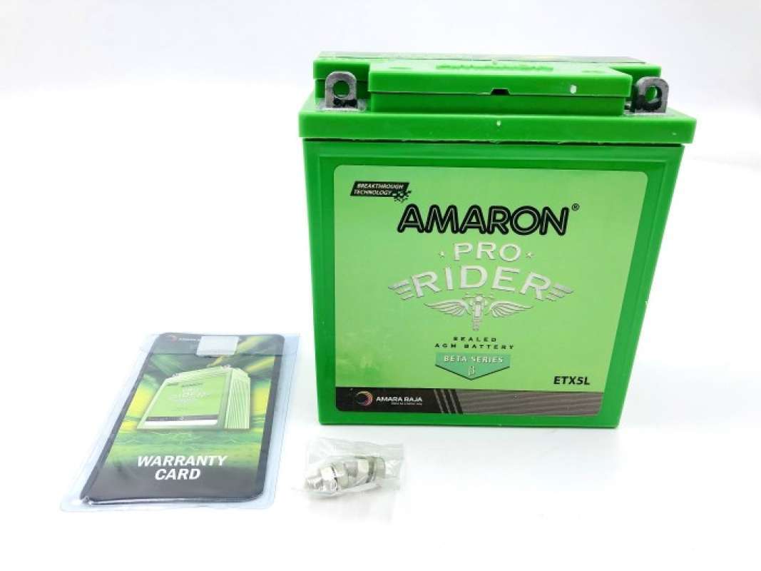 Promo Aki Motor Amaron Etx5L/Gm5Z Berkualitas Tinggi Diskon 12% di