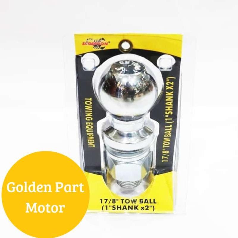 Jual SCORPION ORIGINAL Hitch Tow Towing Ball Derek 17 inchi 3.500 lbs