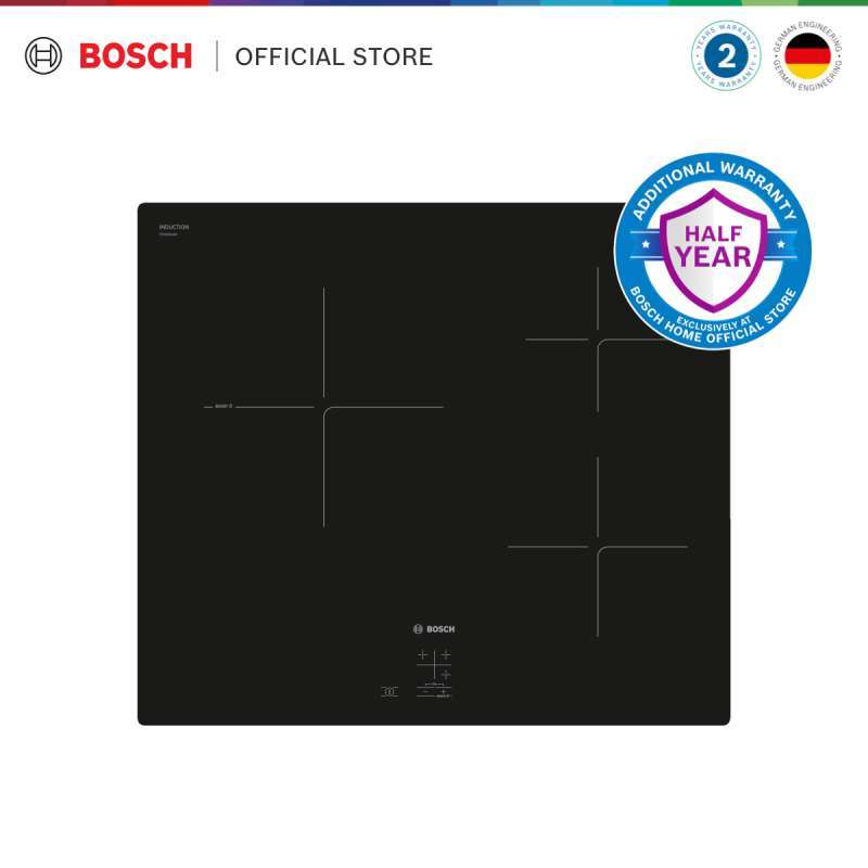 Promo Bosch Induction Hob / Kompor Induksi Hitam PUC61KAA5E Serie 2