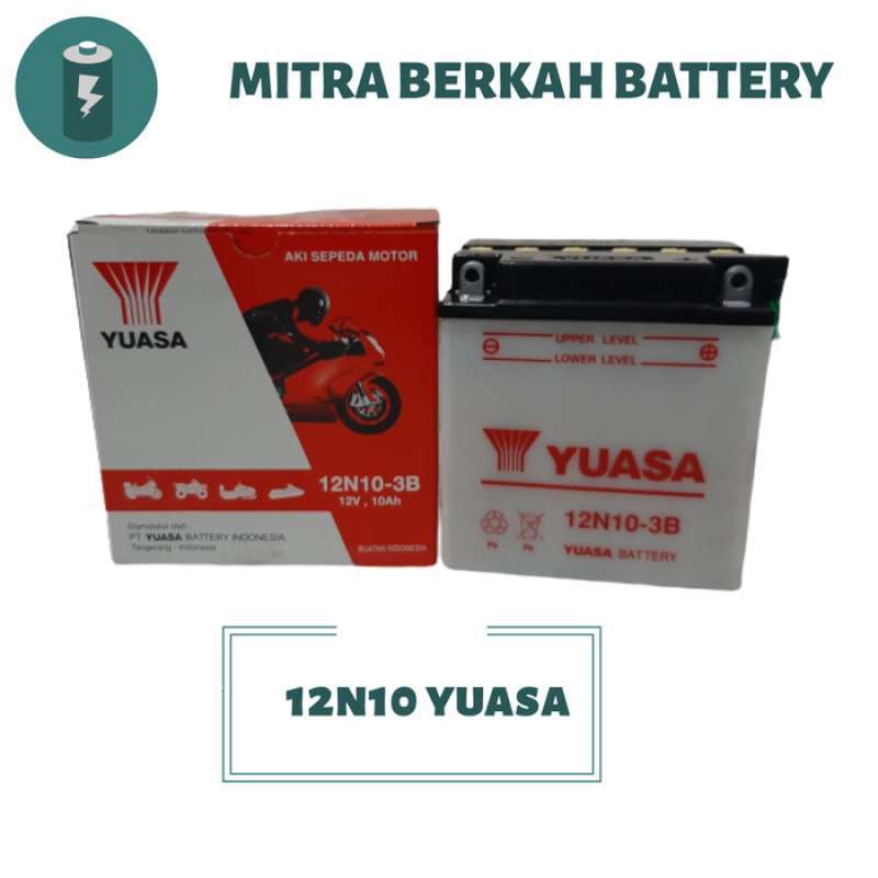 Promo Aki Motor Viar/Tossa 12N10-3B Yuasa Diskon 16% di Seller Dayanna