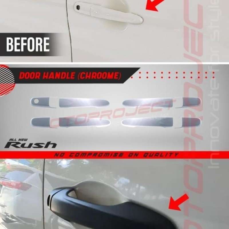 Jual DOOR HANDLE CHROME TOYOTA ALL NEW RUSH. di Seller Gunung