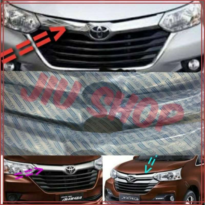 Jual Hood Molding List Grille Chrome Logo Grand Avanza Xenia 20152018