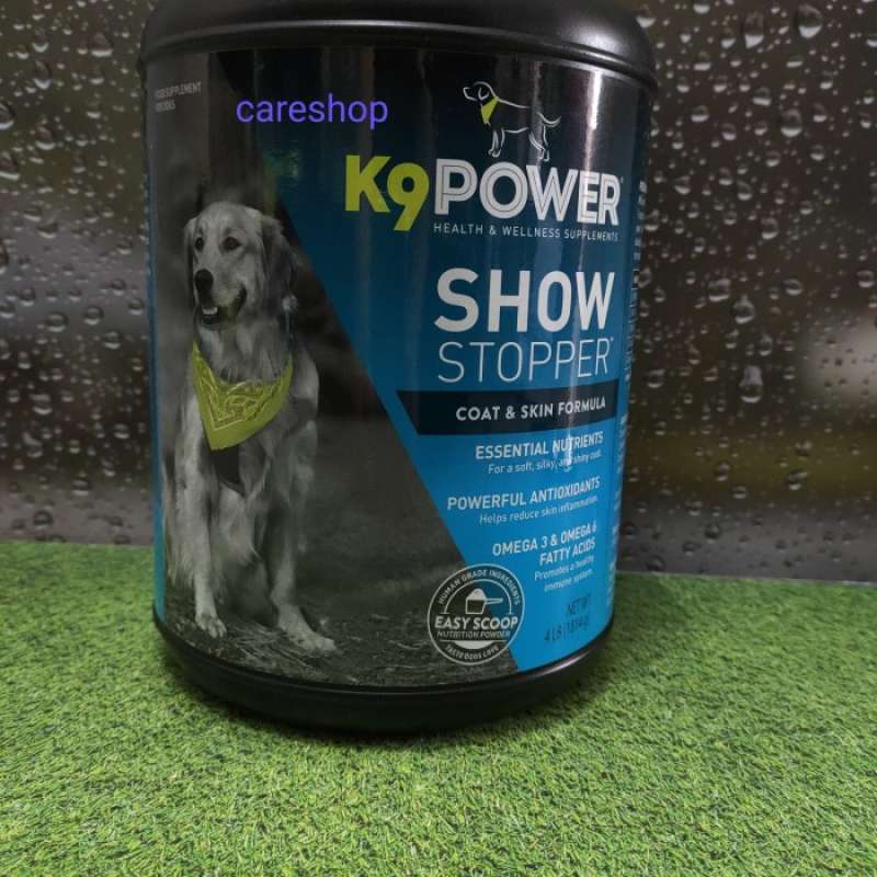 Jual Vitamin Anjing K9 Power Show Stopper Dog Coat & Skin ORI di Seller