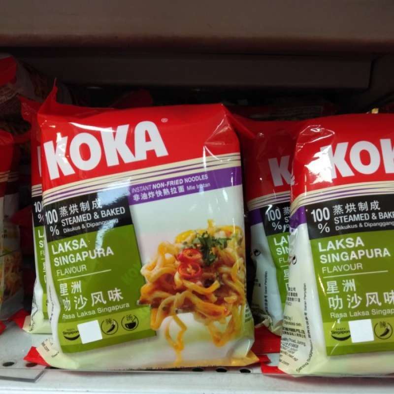 Jual Koka Instant Non Fried Noodles No MSG Laksa Singapura Flavor 85 jual-koka-instant-non-fried-noodles-no-msg-laksa-singapura-flavor-85