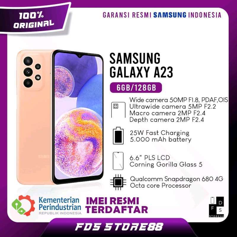 Jual Samsung Galaxy A23 6/128 GB Ram 6GB Rom 128GB Garansi Resmi SEIN ...
