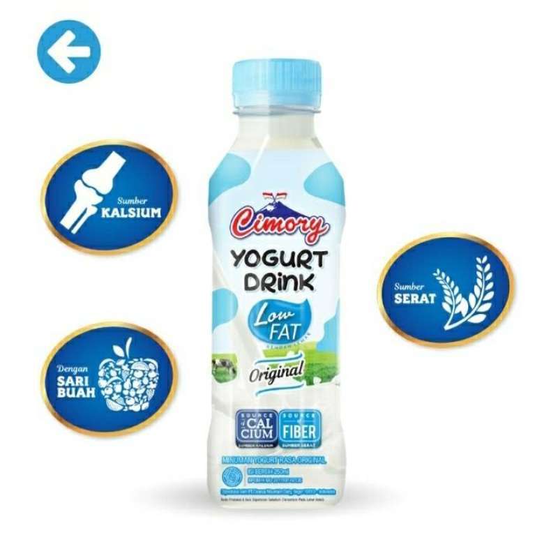Jual Cimory Yogurt Drink 250ml Low Fat Original di Seller Gemilangfy