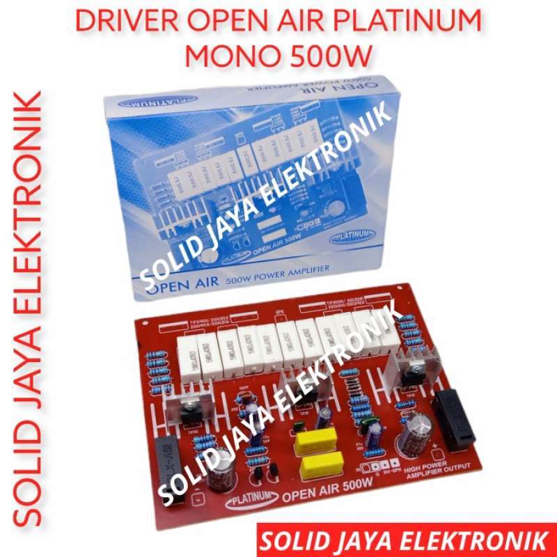 Promo KIT DRIVER POWER OPEN AIR 500W AMPLIFIER AMPLI MONO PLATINUM ASLI