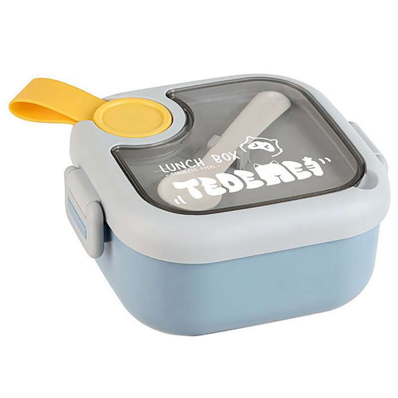 Jual 750ml Lunch Box Lidded Easy Clean Stainless Steel/Plastic Liner