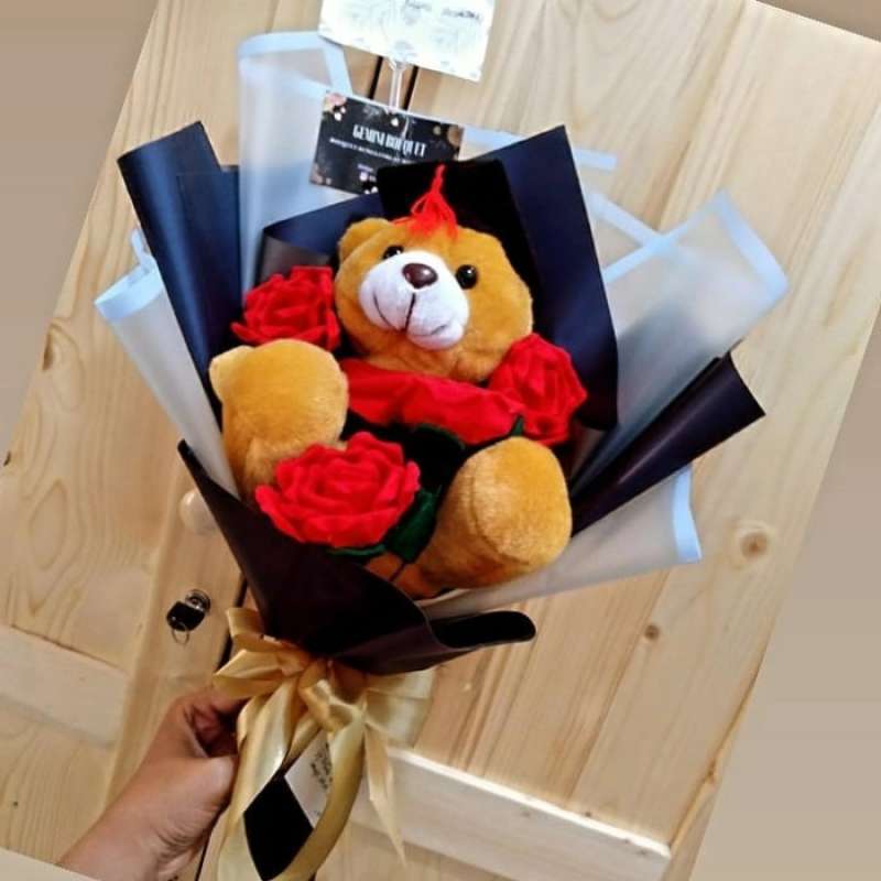 Promo Buket wisuda/bouquet wisuda,hadiah wisuda,kado wisuda,boneka