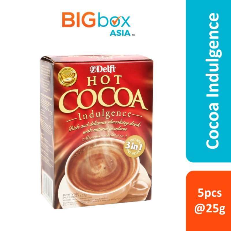 Promo Delfi Hot Cocoa Indulgence 25g x 5 sachets Diskon 15% di Seller ...