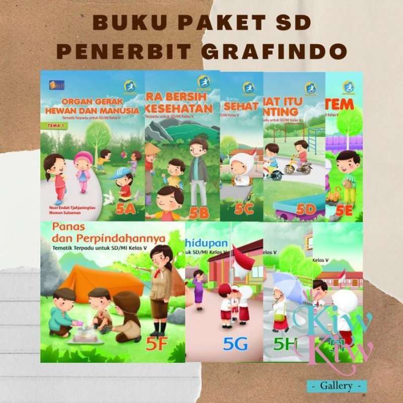 Jual Buku Tematik Terpadu Kelas 5 / V SD/MI Semester 2 - Facil di ...
