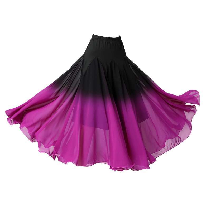 Jual Women's Ballroom Dance Skirt, Long Swing Skirt Performance Cosplay