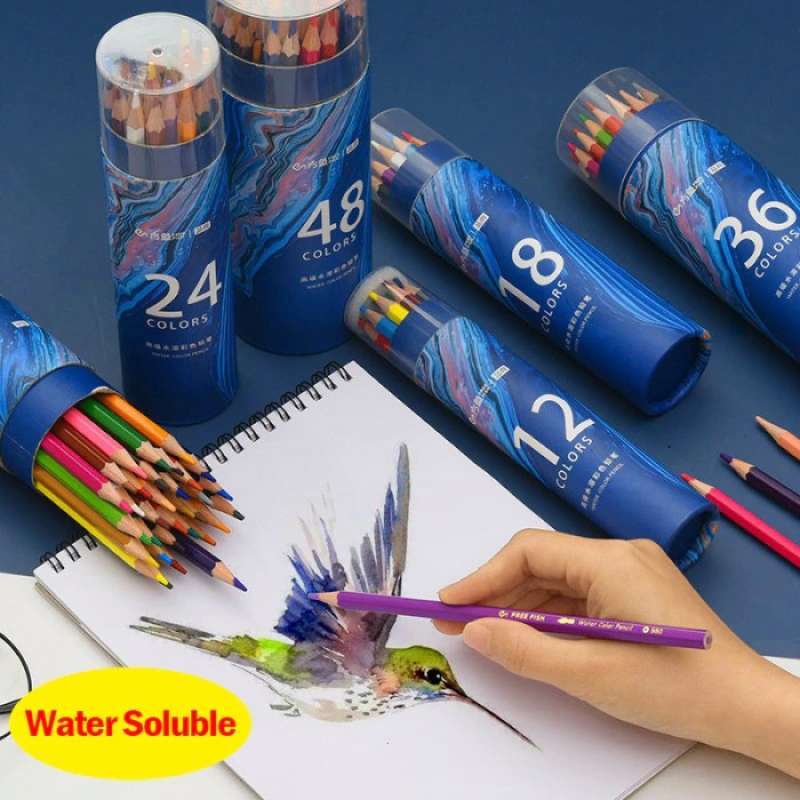 Jual WATER PENCIL / COLOR PROFESSIONAL WATER SOLUBLE COLOR PENCIL ...