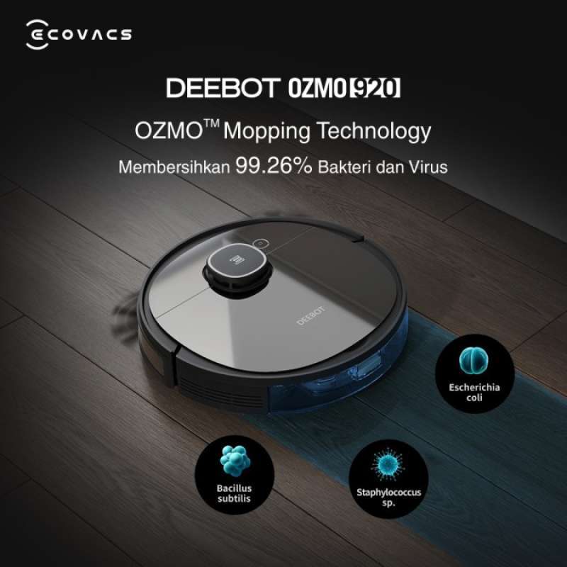 Jual Ecovacs Deboot Ozmo 920 Robot Vacuum Cleaner Mopping Mapping di