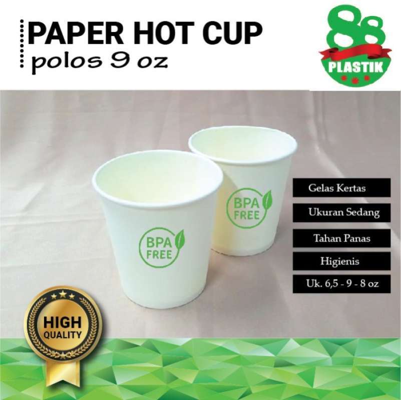 Promo Paper Cup 9 Oz Harga Grosir 1 Dus 20 Pack 1.000 Pcs Diskon 13 di Seller Honey