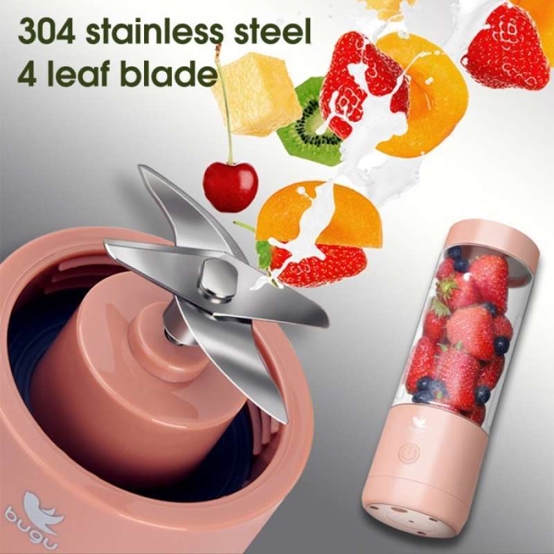 Jual Midea Bugu 400ml Cup Blender Usb Blender Juicer 4 Mata Pisau Ori ...