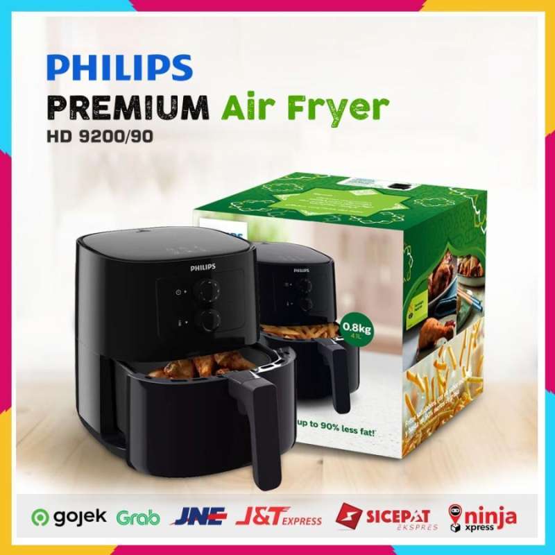 Jual Philips Premium Airfryer HD9200/90 Air Fryer HD 9200/90 1400 Watt