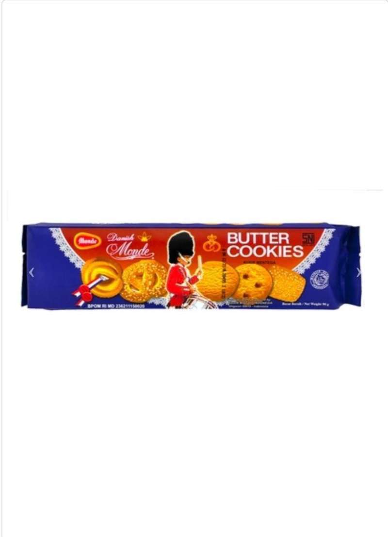 Jual BISKUIT MONDE BUTTER COOKIES DANISH 90 GR BLUE BISCUIT di Seller ArdaaStore Cigugur