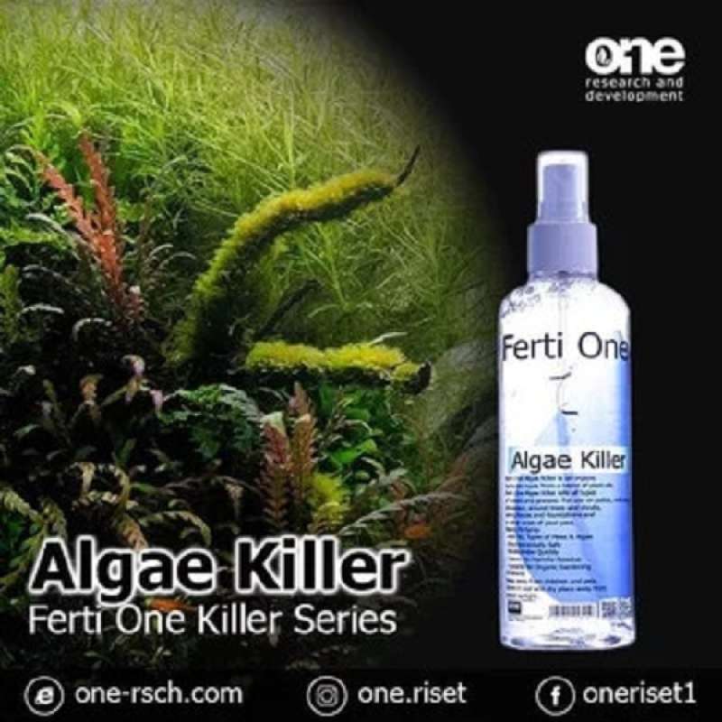 Jual Ferti One Algae Killer Obat pembasmi Lumut Alga Aquarium Aquascape