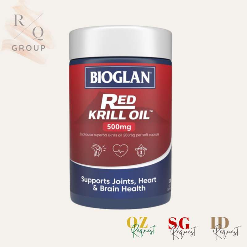 Jual Bioglan Red Krill Oil 500mg 120 Soft Capsules Di Seller Request