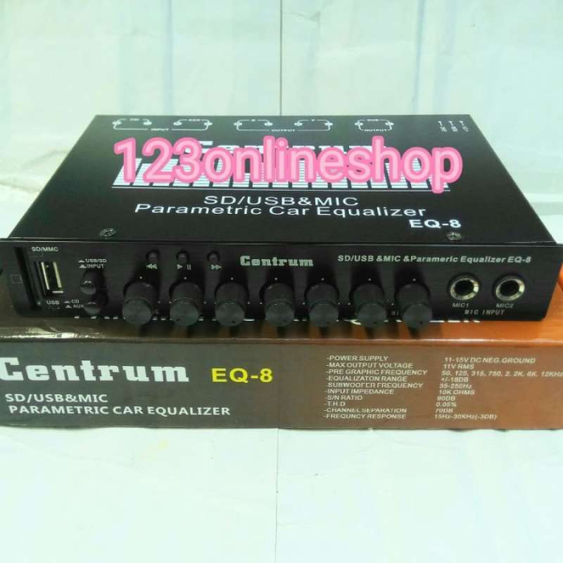 Promo Preamp Equalizer centrum usb sd dan karaoke Diskon 40% di Seller ...