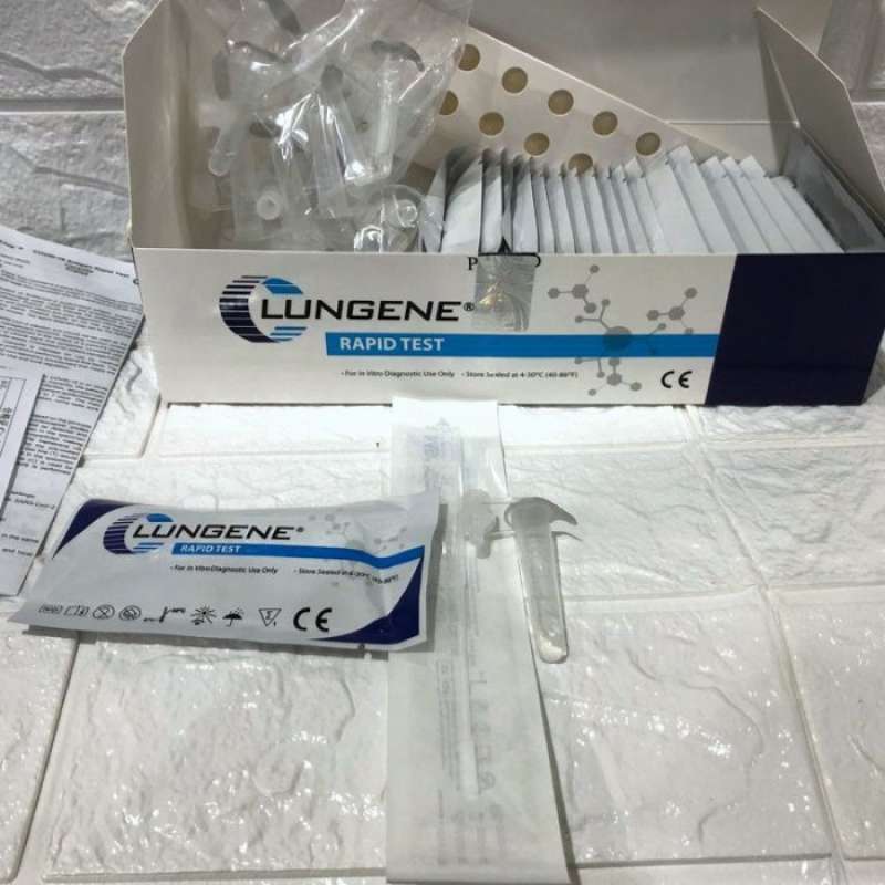 Promo Alat Test Swab Antigen Rapid LUNGENE BIRU / CLUNGENE Original AKL