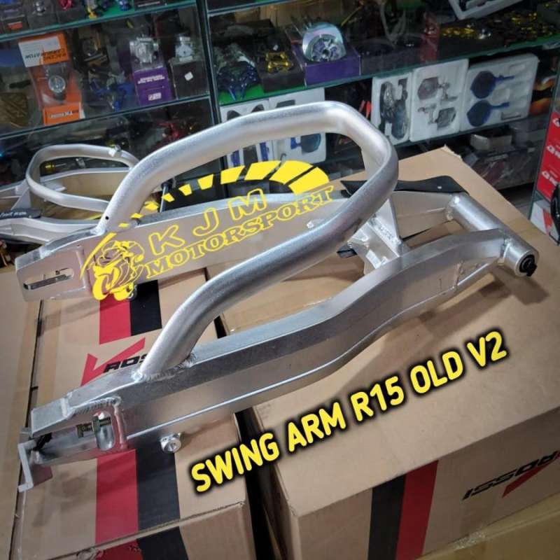 Swing Arm Extender R15 Jual Swing arm R15 V2 V1 Vrossi tipe Moge Arm Rossi R15 Old v2 - SILVER ...