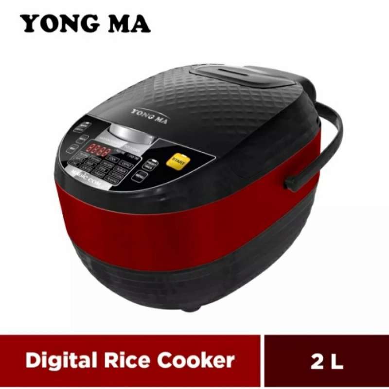 Jual Rice Cooker Yongma Smc8027 Digital Silver 2 Liter (garansi Resmi) Merah Lis Di Seller