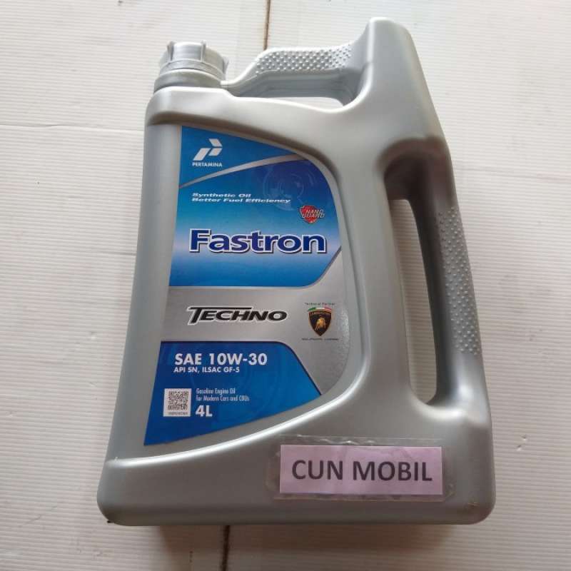 Jual Oli Mesin Pertamina Fastron Techno 10W-30 4 Liter Api Sn, Ilsac Gf ...