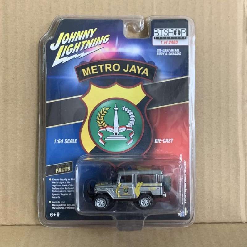 Jual Johnny Lightning 1980 Toyota Land Cruiser Polda Metro Jaya