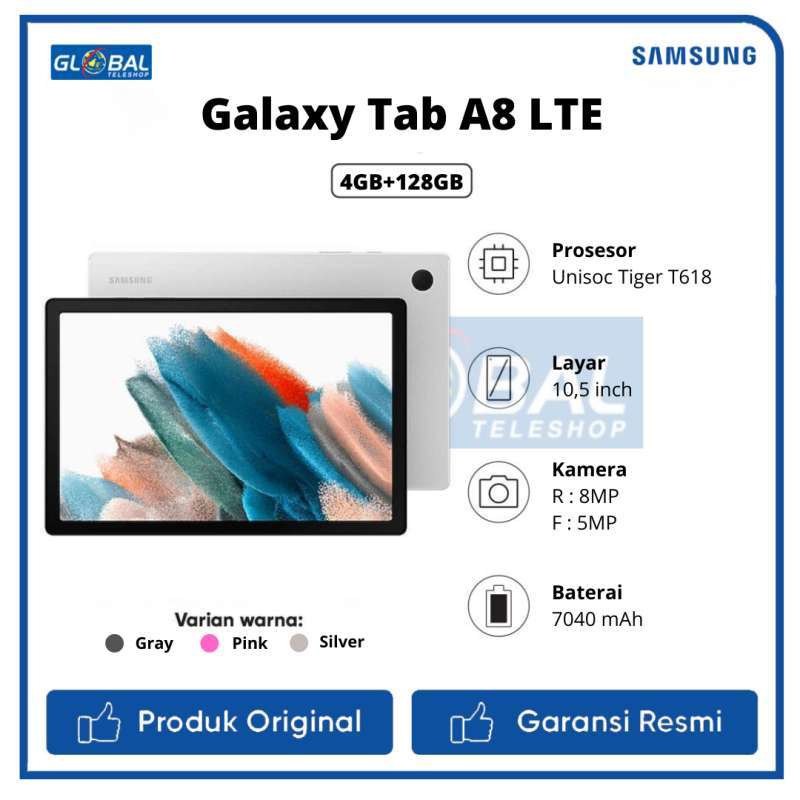 Jual Samsung Galaxy Tab A8 LTE 4/128GB Garansi Resmi di Seller SAMSUNG