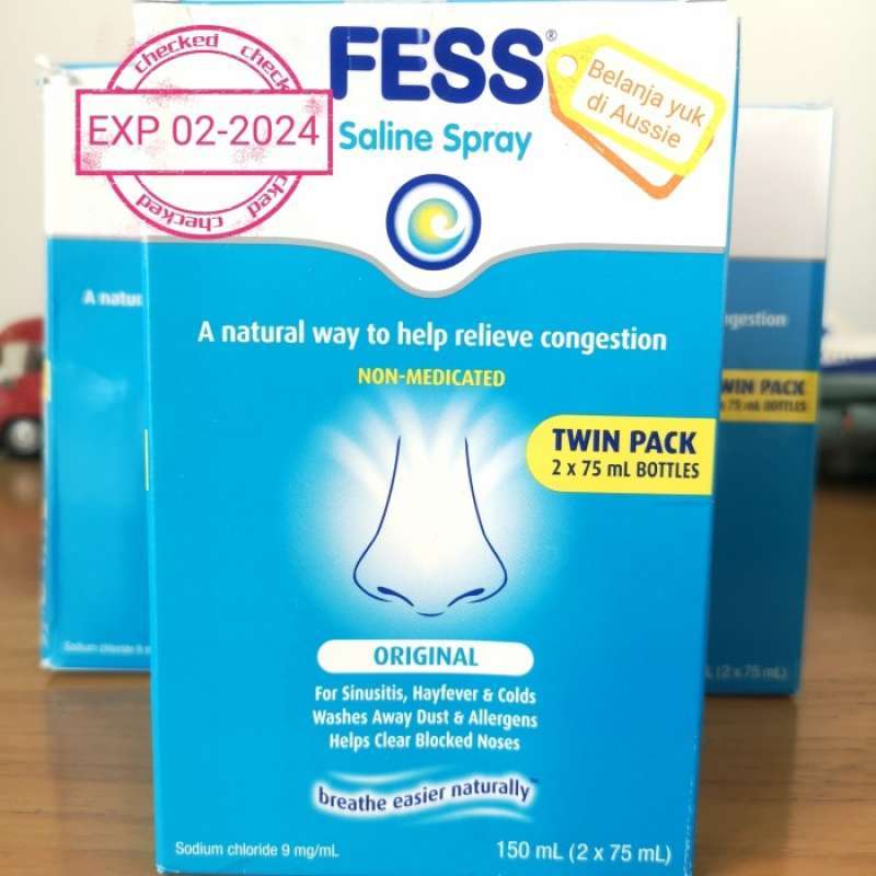 Fess Nasal Spray Twin Pack 150ml (2 x 75mL) main image 1