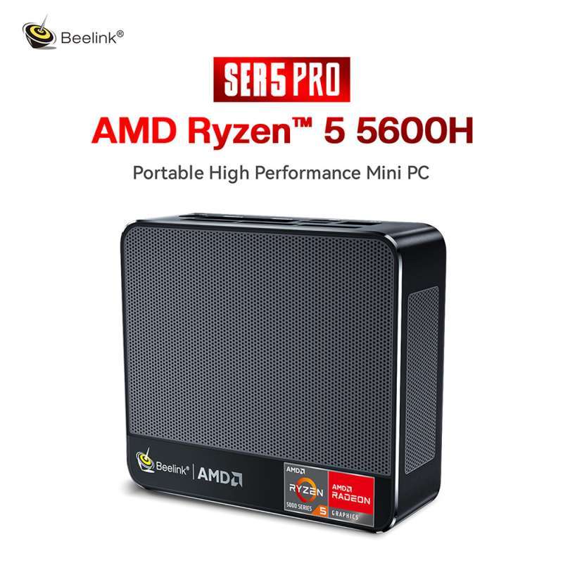 Promo Mini Pc Beelink Ser Amd Ryzen5 5600h 16gb/500gb Ssd Nvme Windows