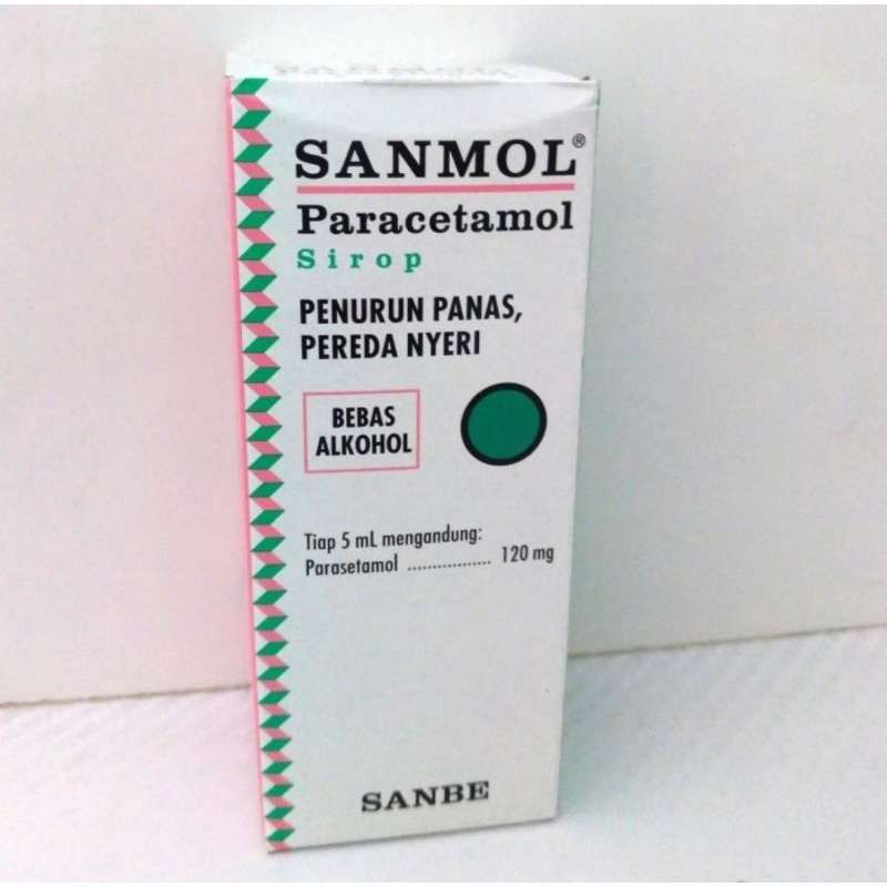 Jual Sanmol Sirup 60ml Obat Demam Turun Panas Dan Pereda Nyeri Untuk