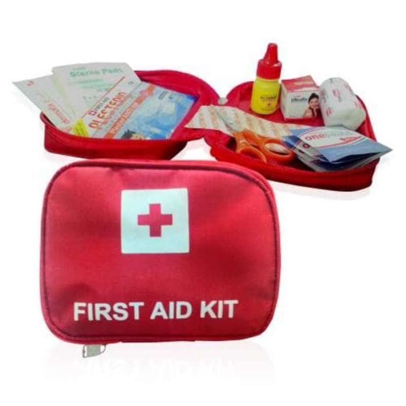 Jual P3k Isi Lengkap , First Aid Kit Bag Merah Onemed Di Seller Ella